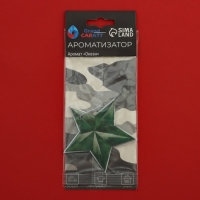 Ароматизатор подвесной Grand Caratt "Зелёная Звезда", Океан, набор 10 шт