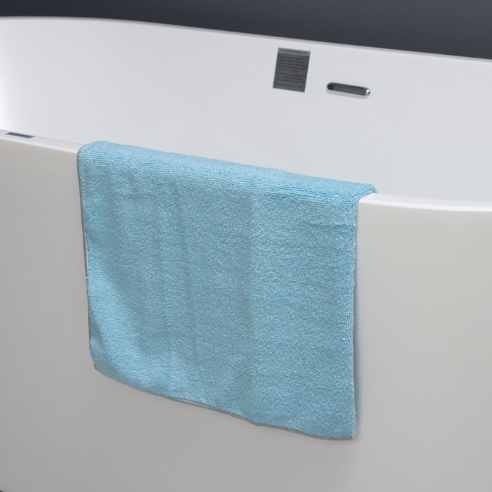 Тряпка для пола Raccoon, 250 г/м², 60×80 см, микрофибра, с оверлоком, 1 шт, цвет голубой Тряпка для пола Raccoon, 250 г/м², 60×80 см, микрофибра, с оверлоком, 1 шт, цвет голубой