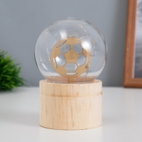 Ночник &laquo;Шар-футбольный мяч&raquo; LED 3хAG10 шар 8см 6,5х6,5х11,5см