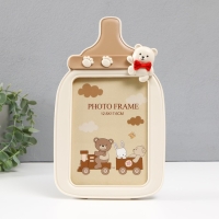 Фоторамка пластик 13х18 см "Детская бутылочка" МИКС 17х3,5х28 см