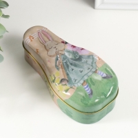 Шкатулка металл "Заяц - музыкант" 14,5х7х5 см Шкатулка металл "Заяц - музыкант" 14,5х7х5 см