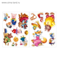 Наклейки обучающие &laquo;Сказки&raquo; 12 стр.