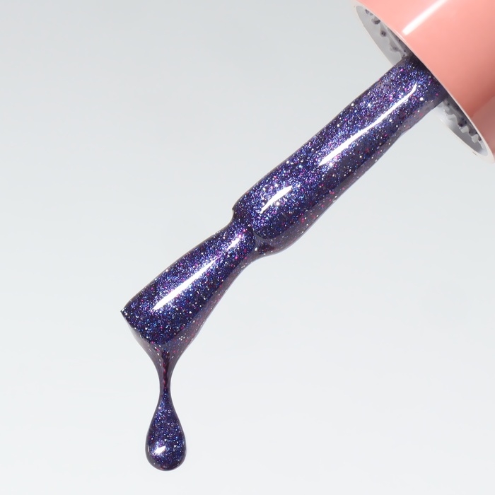 Гель лак для ногтей &laquo;CAT`S EYE SHINE&raquo;, 3-х фазный, 10 мл, LED/UV, цвет фиолетовый (42)