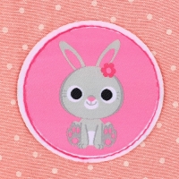 Органайзер для хранения вещей на детскую кроватку 2 отделенияи настольная корзинка &laquo;Сладкая доченька&raquo;