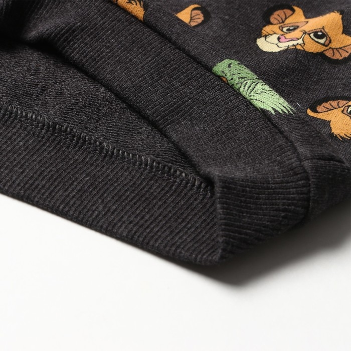 Свитшот детский, цвет тёмно-серый, рост 68 см