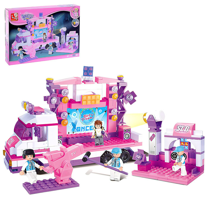 Конструктор &laquo;Розовая мечта: съёмочная площадка&raquo;, 369 деталей