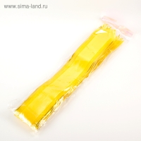 Бант-бабочка №7 "Золотая полоса", цвет жёлтый