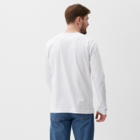 Лонгслив мужской MIST Men's casual размер 52, белый