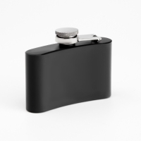 Фляжка для алкоголя нержавеющая сталь, подарочная, армейская, 90 мл, 3 oz Фляжка для алкоголя нержавеющая сталь, подарочная, армейская, 90 мл, 3 oz