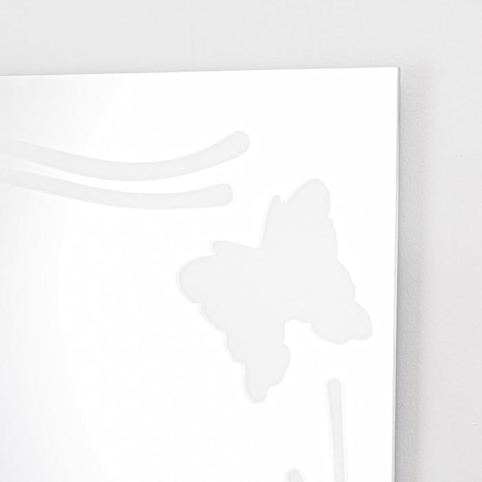 Зеркало &laquo;Бабочка&raquo;, с пескоструйной графикой, настенное, 51&times;80 см