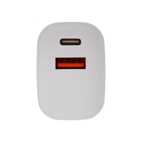 Сетевое зарядное устройство Maimi C107, USB, 3 А, Type-C, 3 А, 20 Вт, PD, белое Сетевое зарядное устройство Maimi C107, USB, 3 А, Type-C, 3 А, 20 Вт, PD, белое