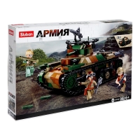 Конструктор Армия &laquo;Танк&raquo;, 2 варианта сборки, 563 детали