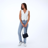 Сумка женская на молнии, цвет чёрный Сумка женская на молнии, цвет чёрный