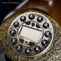 Ретро-телефон "Капля с узором", 19 х 26 х 22 см Ретро-телефон "Капля с узором", 19 х 26 х 22 см