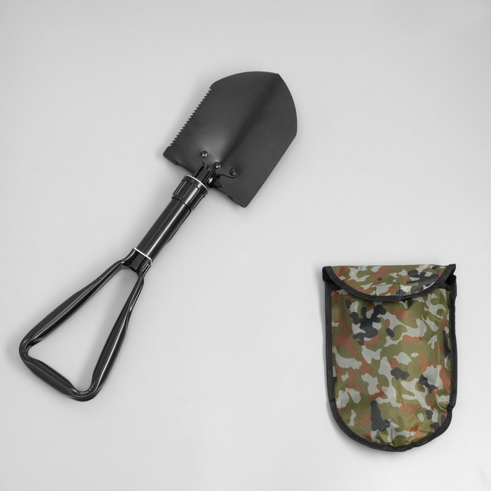 Лопата складная Лопата складная "Следопыт" в чехле, 60 см, черная