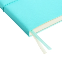 Ежедневник недатированный A5 136 листов, deVENTE. Jane, мягкая обложка пвх, резинка, перфорация, ляссе, блок 70, бирюзовый