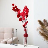 Сухоцвет персикого дерева, 50 г, длина &mdash; 70 см, цвет красный