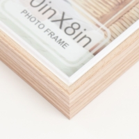 Фоторамка дерево, стекло 13х18 см "Эко лайт" бежево-белая 3х22х27 см