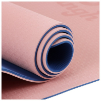 Коврик для йоги Sangh, 183х61х0,6 см, цвет розовый Коврик для йоги Sangh, 183х61х0,6 см, цвет розовый