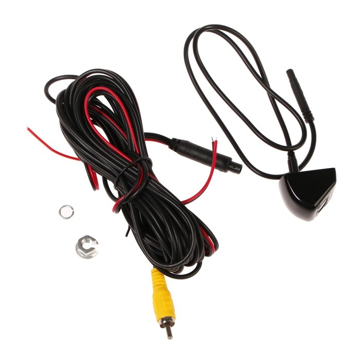 Камера заднего вида, IP68, обзор 130&deg;, 0.3 Мп, провод 6 м, черный