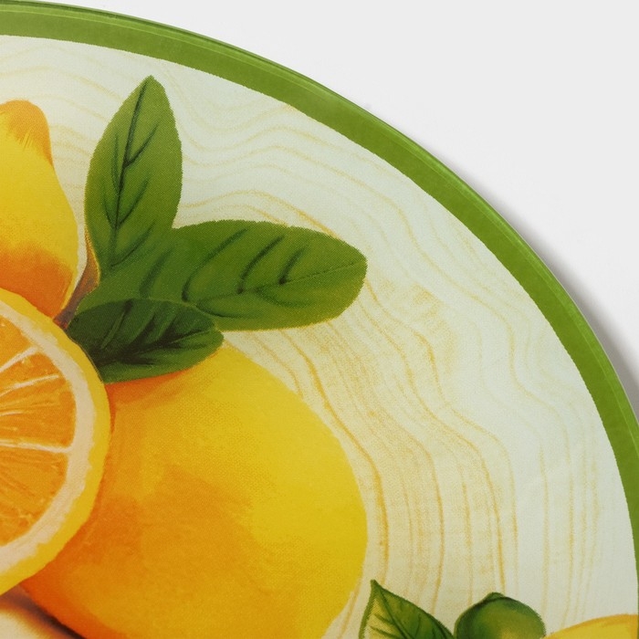 Тарелка стеклянная Доляна &laquo;Дольче&raquo;, d=20 см