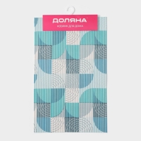 Коврик для дома Доляна «Пауль», 40×65 см, цвет бирюзовый Коврик для дома Доляна «Пауль», 40×65 см, цвет бирюзовый