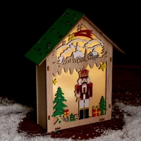 Новогодний декор с подсветкой «Щелкунчик» 15 × 5,5 × 18 см Новогодний декор с подсветкой «Щелкунчик» 15 × 5,5 × 18 см