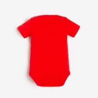 Боди детское Крошка Я &laquo;Новогодние зверята&raquo;, рост 80-86 см, цвет красный