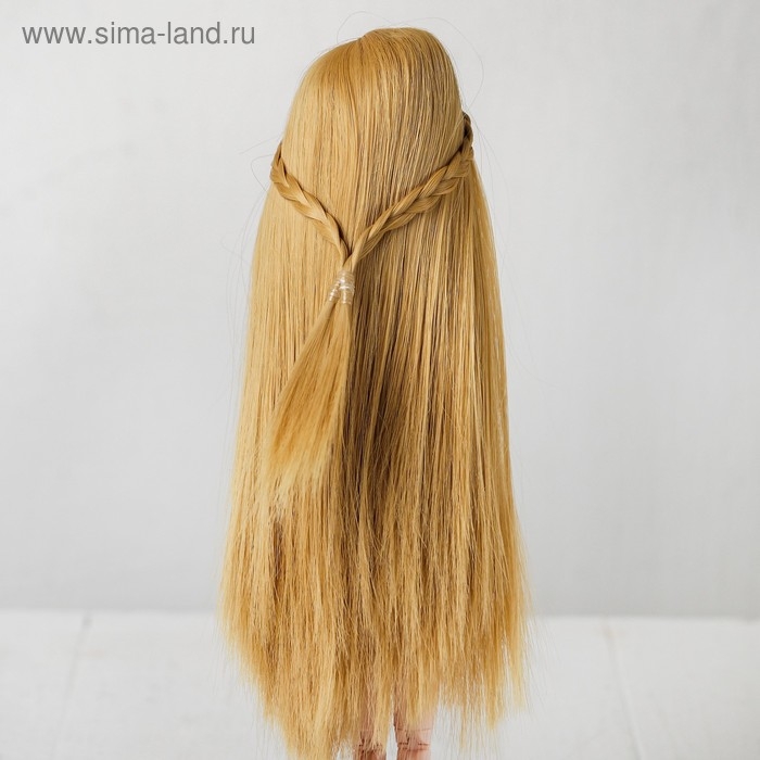 Волосы для кукол «Прямые с косичками» размер маленький, цвет 86 Волосы для кукол «Прямые с косичками» размер маленький, цвет 86