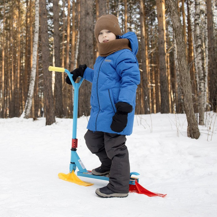 Самокат-снегокат 2 в 1 GRAFFITI, трюковой Самокат-снегокат 2 в 1 GRAFFITI, трюковой