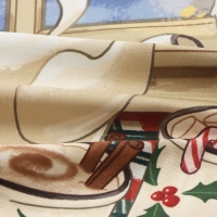 Новый год. Полотенце Этель "Исполнения желаний" 40х73 см, 100% хлопок, саржа 190 г/м2