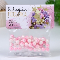 Кондитерская посыпка &laquo;Дуохром&raquo; оттенки розового, 20 г