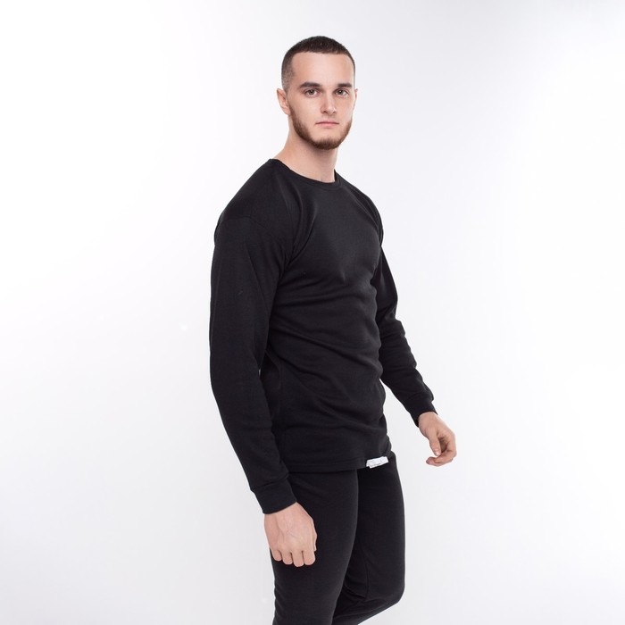 Термобелье мужское (джемпер, кальсоны) НАЧЁС, цвет чёрный, размер 56-58 Термобелье мужское (джемпер, кальсоны) НАЧЁС, цвет чёрный, размер 56-58
