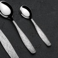 Набор столовый &laquo;Уралочка&raquo;, 30 предметов, толщина 2 мм, декоративная коробка