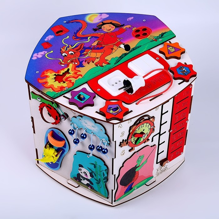 Бизидом вращающийся, со светом &laquo;Дракоша&raquo;, 31 &times; 38 &times; 38 см