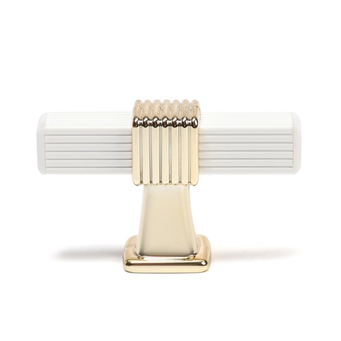 Ручка кнопка CAPPIO PK117, цвет белый/золото