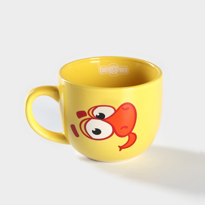 Кружка керамическая &laquo;Смешарики&raquo;, 270 мл, цвет жёлтый