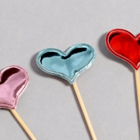 Шпажки «Сердечки», 15 см, набор 24 шт Шпажки «Сердечки», 15 см, набор 24 шт