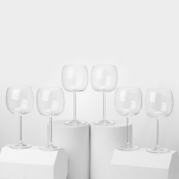 Набор стеклянных бокалов для вина &laquo;Баблс&raquo;, 490 мл, 6 шт