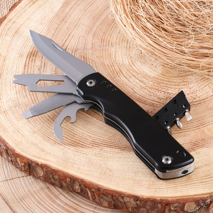 Нож швейцарский 7в1 Нож швейцарский 7в1 "Эхо" 19,8см, клинок 87мм/2мм, с отвертками