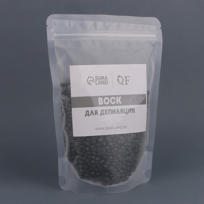 Воск для депиляции, плёночный, в гранулах, 300 гр, цвет чёрный Воск для депиляции, плёночный, в гранулах, 300 гр, цвет чёрный