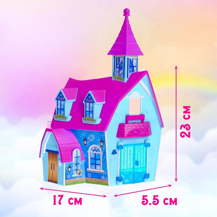 Замок для кукол &laquo;Принцессы&raquo; с аксессуарами, свет и звук