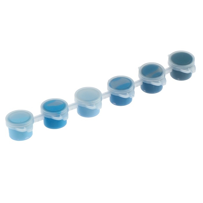 Набор акриловых красок &laquo;Глубина океана&raquo;, 6 цветов