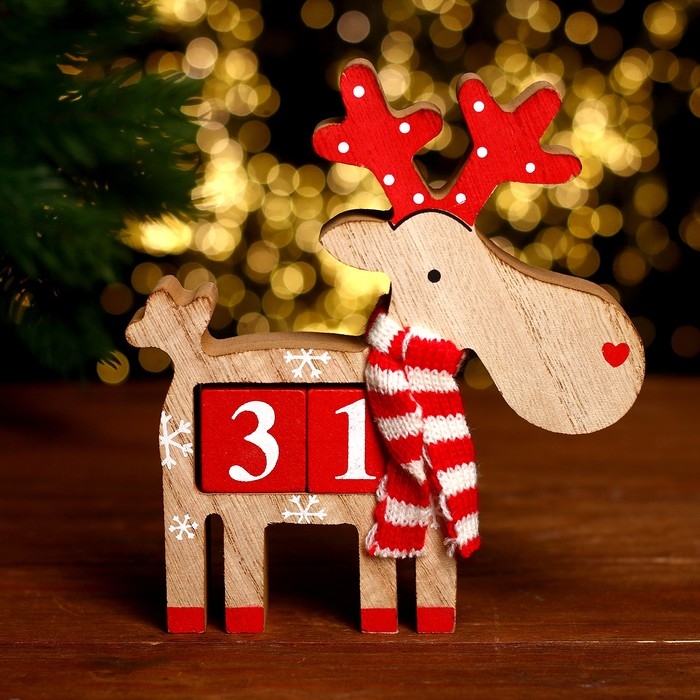 Вечный календарь «Олень» 15 × 3 × 17 см Вечный календарь «Олень» 15 × 3 × 17 см