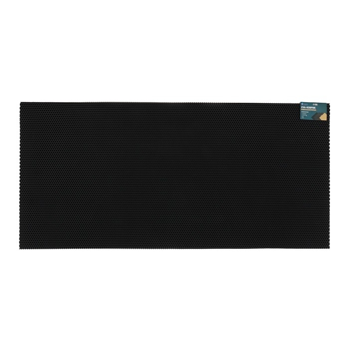 Коврик eva универсальный Grand Caratt, Соты 140 х 66 см, черный