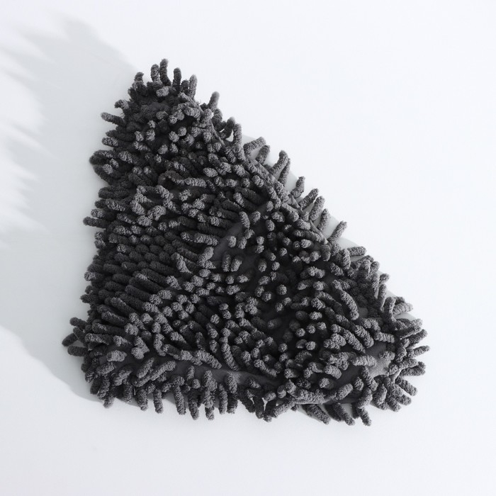 Окномойка с стальной ручкой и сгоном Raccoon, 25&times;17&times;105(148) см, 2 насадки из микрофибры