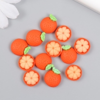 Декор для творчества пластик "Цитрусовый" н-р 12 шт 1,2х1,2 см