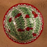 Коса Риштанская Керамика "Гранаты" 15 см, малая, микс Коса Риштанская Керамика "Гранаты" 15 см, малая, микс