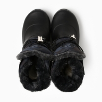 Полусапоги (дутики) женские, цвет черный, размер 38-39