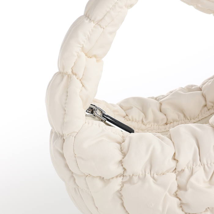 Сумка молодёжная на молнии, цвет белый Сумка молодёжная на молнии, цвет белый